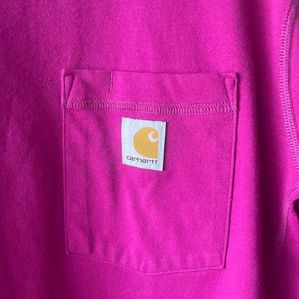 Carhartt Fuchsia Pocket Tee - Picture 4 of 9